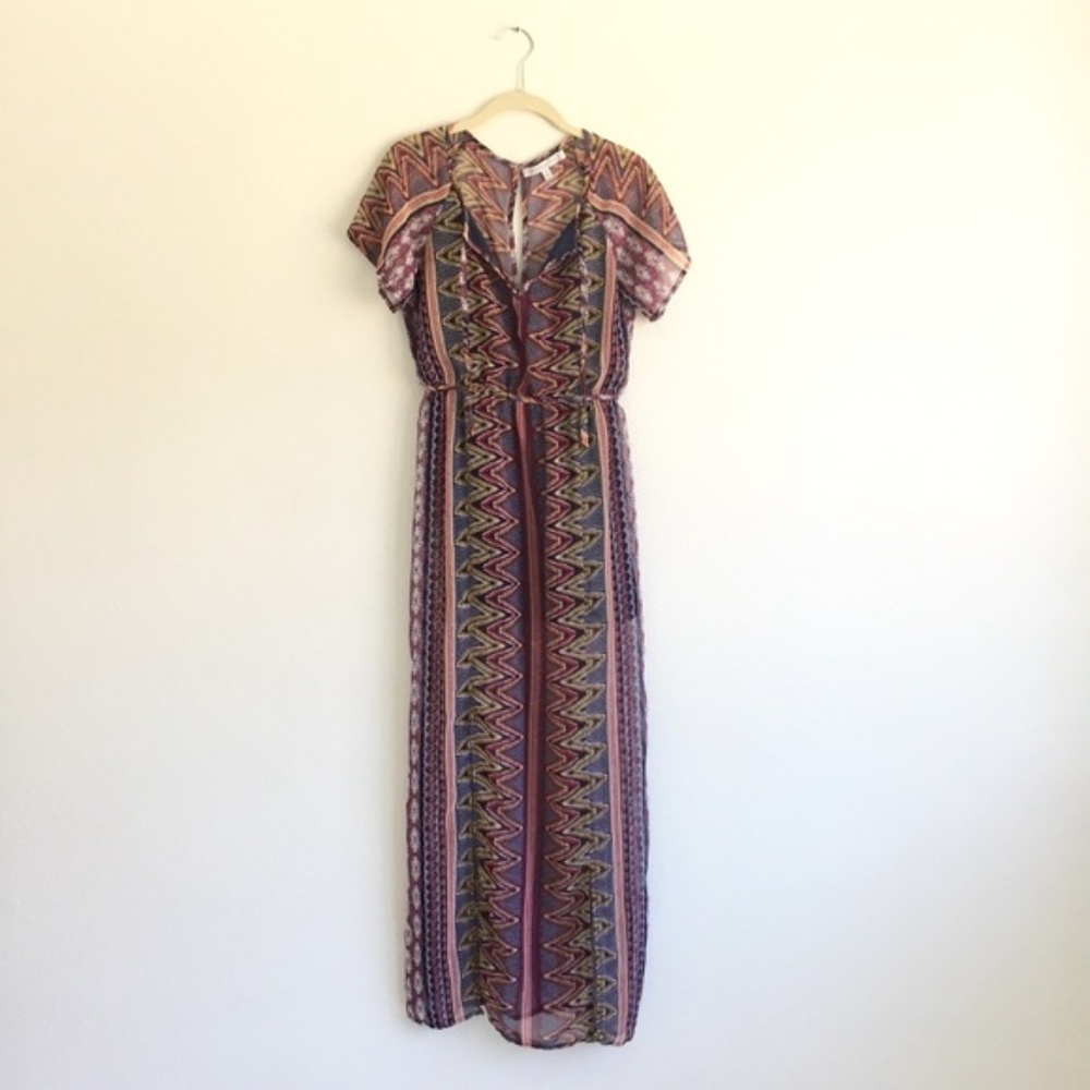 Patrons of Peace Women’s Tribal Maxi Dress Sz XS